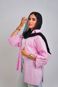 Striped Chemise - Pink