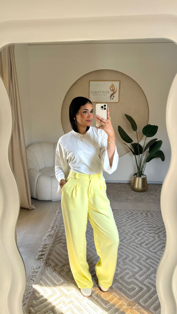 Formal Pants Yellow