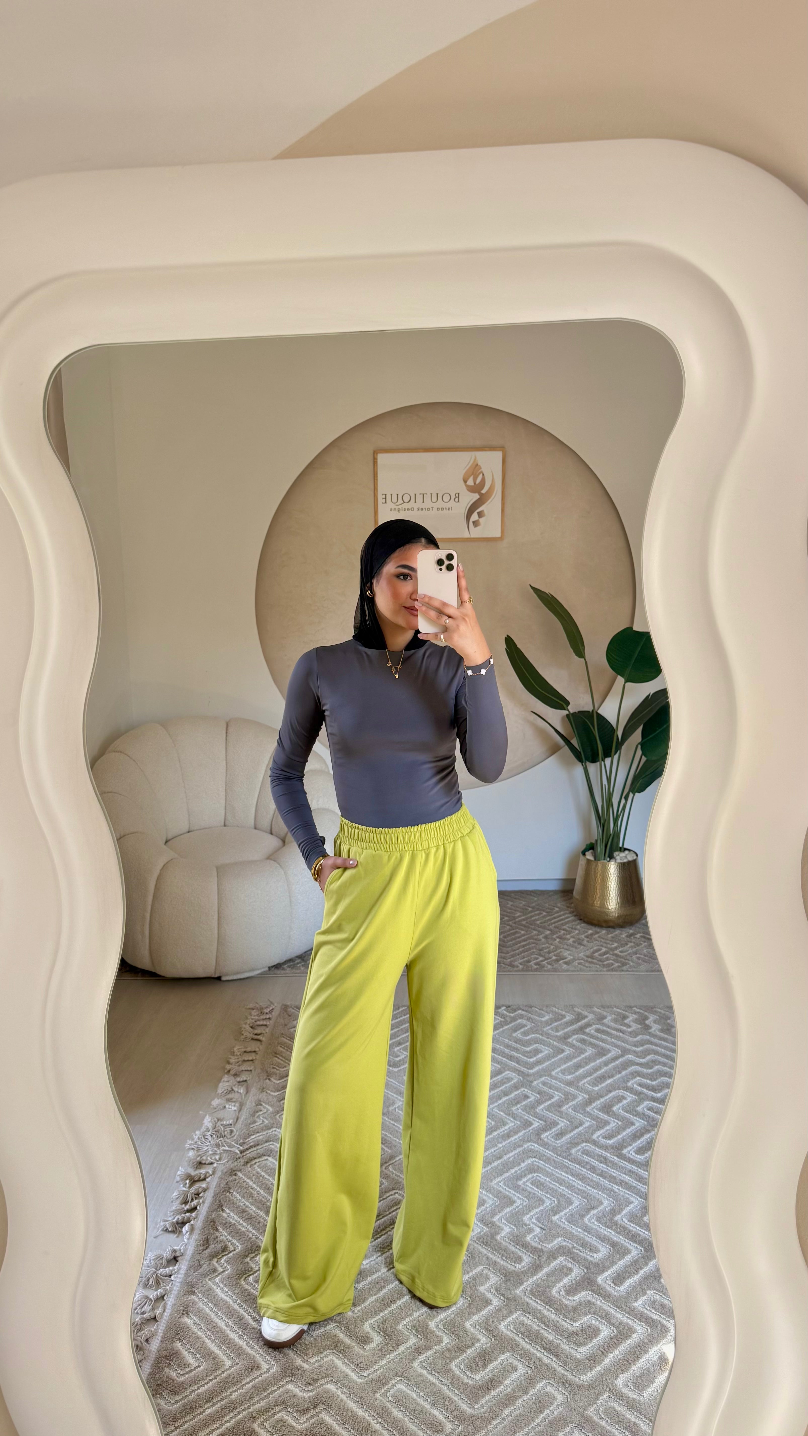 Summer Wide Leg Pants Kiwi