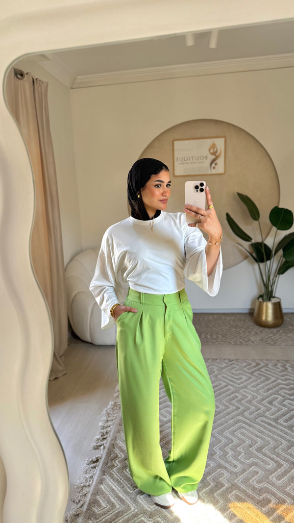 Formal Pants Apple Green