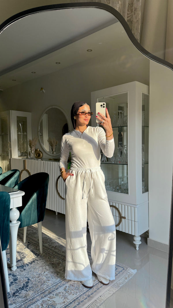 Linen Pants Offwhite