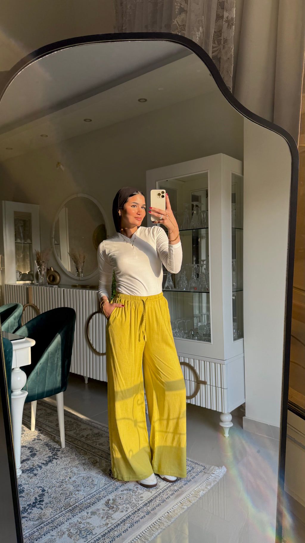 Linen Pants Mustard
