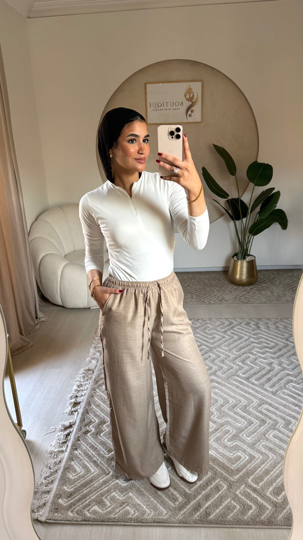 Linen Pants Coffee