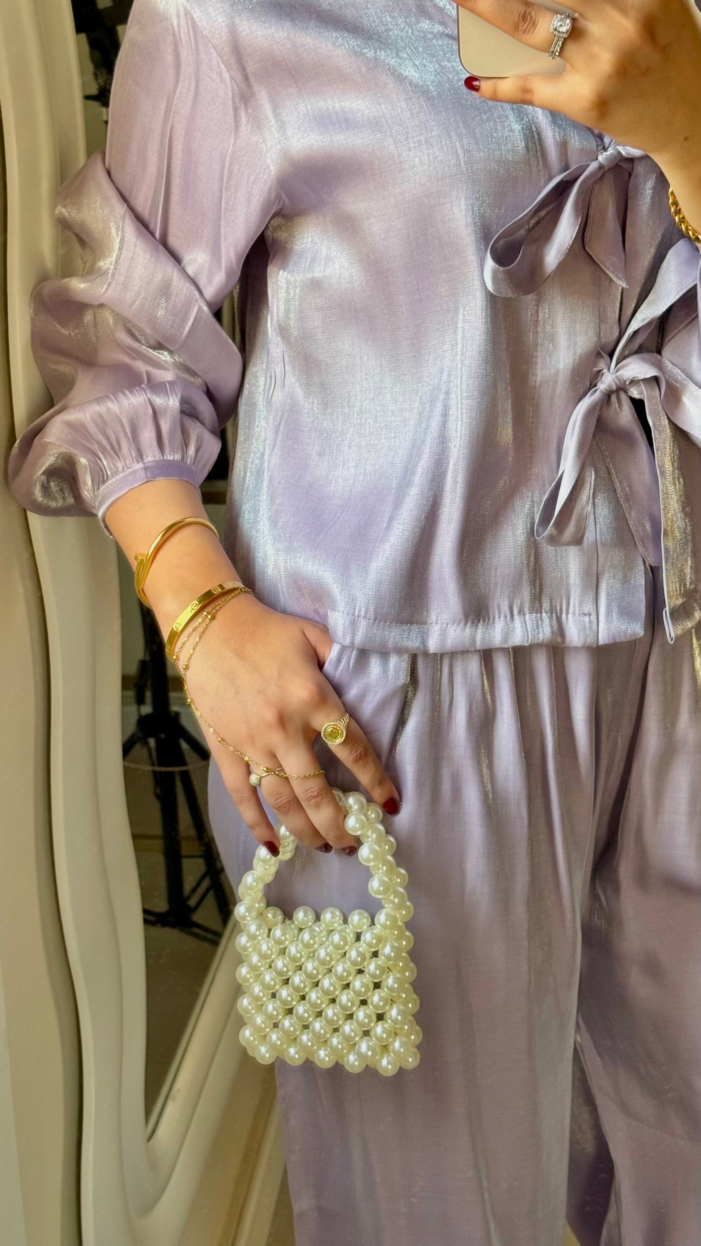 Shimmer Suit Lavender