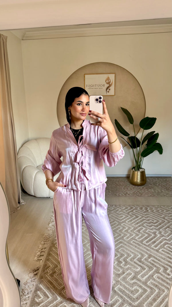 Shimmer Suit pink