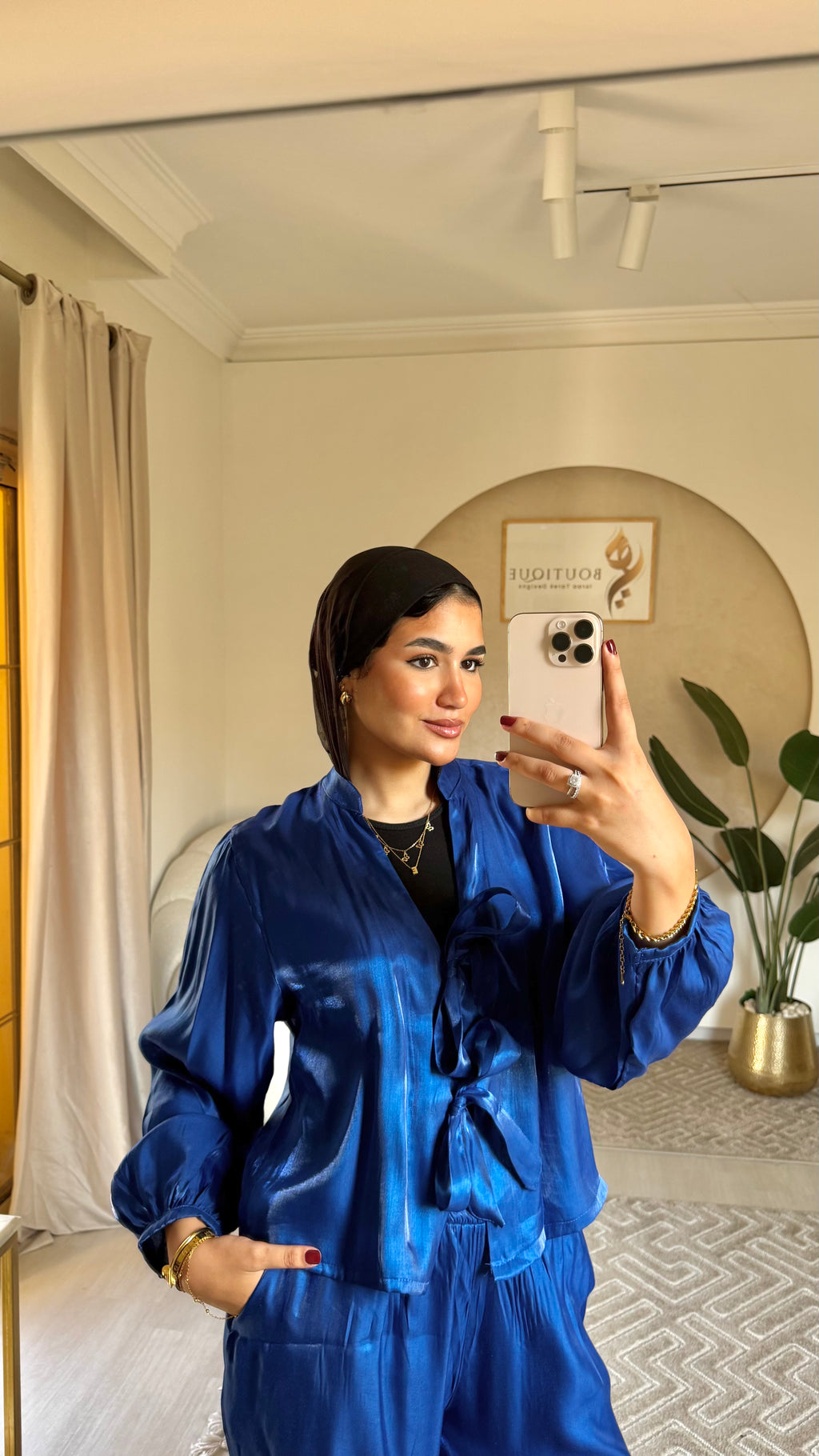 Shimmer Suit Blue