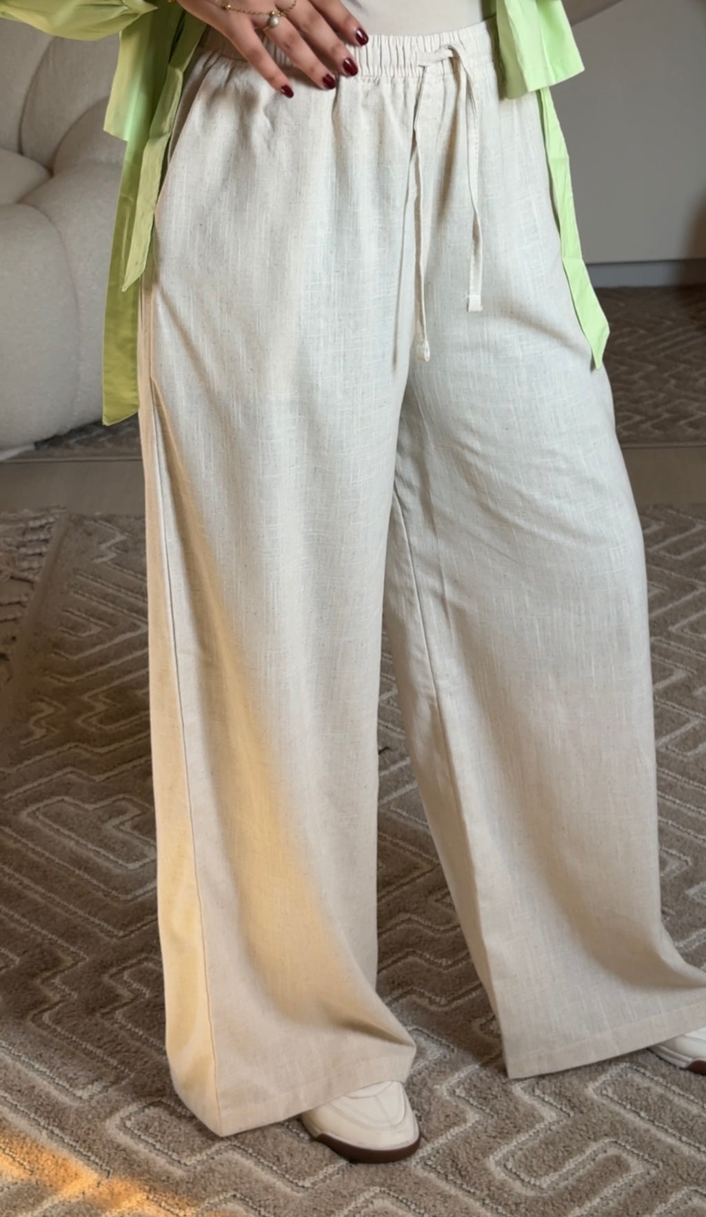 Linen Pants Biege