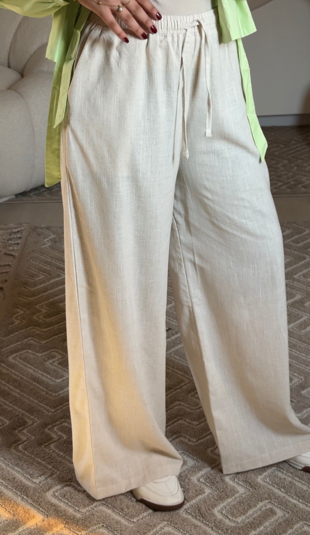 Linen Pants Biege