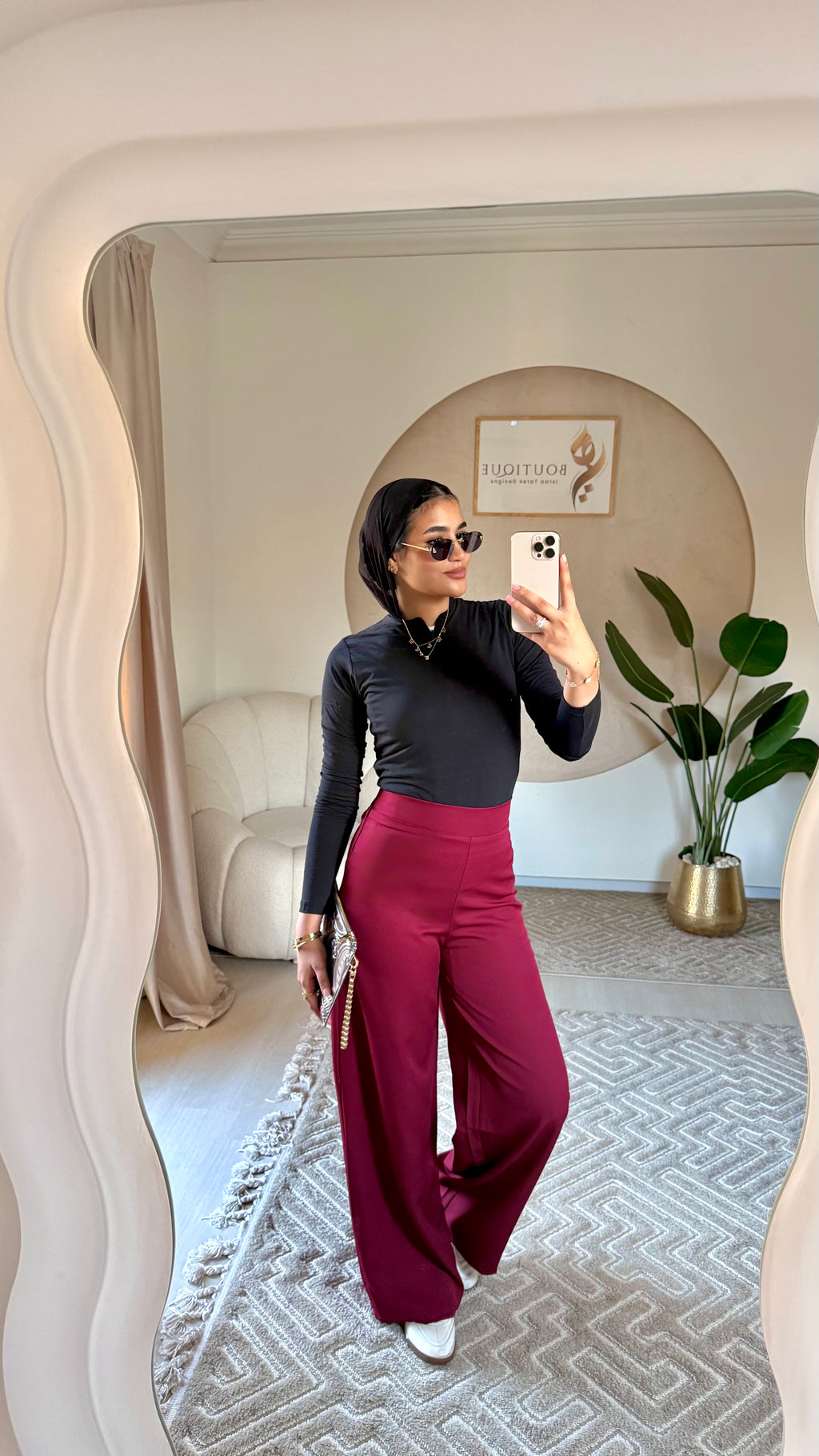 Rosalyn Pants Burgundy