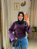 Purple Fitted T-shirt