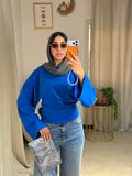 Blue Fitted T-shirt