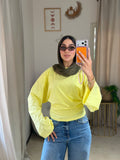 Butter Yellow Fitted T-shirt