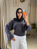 Dark Gray Fitted T-shirt
