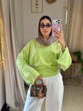 Apple Green Fitted T-shirt