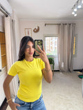 Half-Sleeve Top Yellow