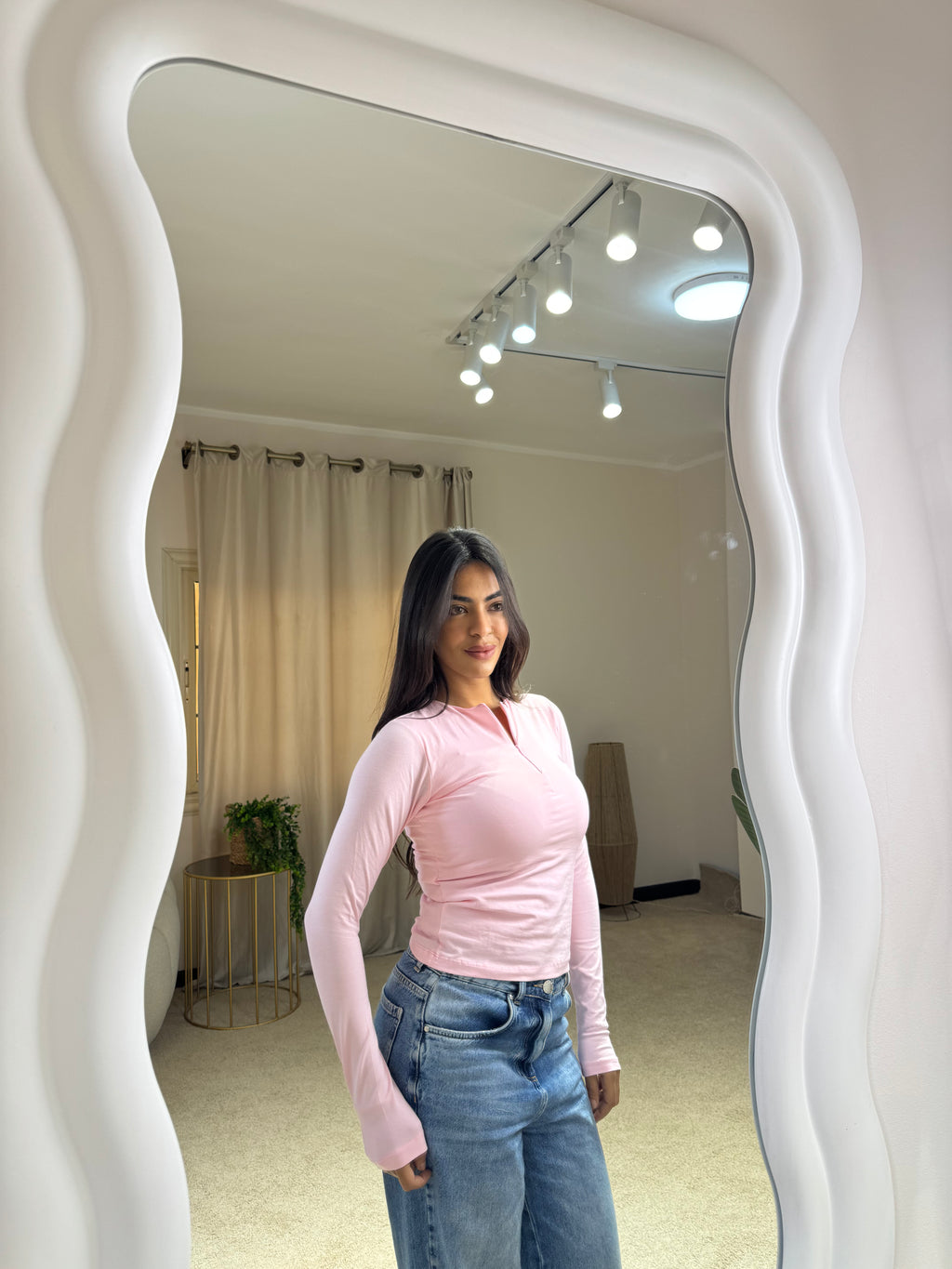 Long Sleeve Top Pink