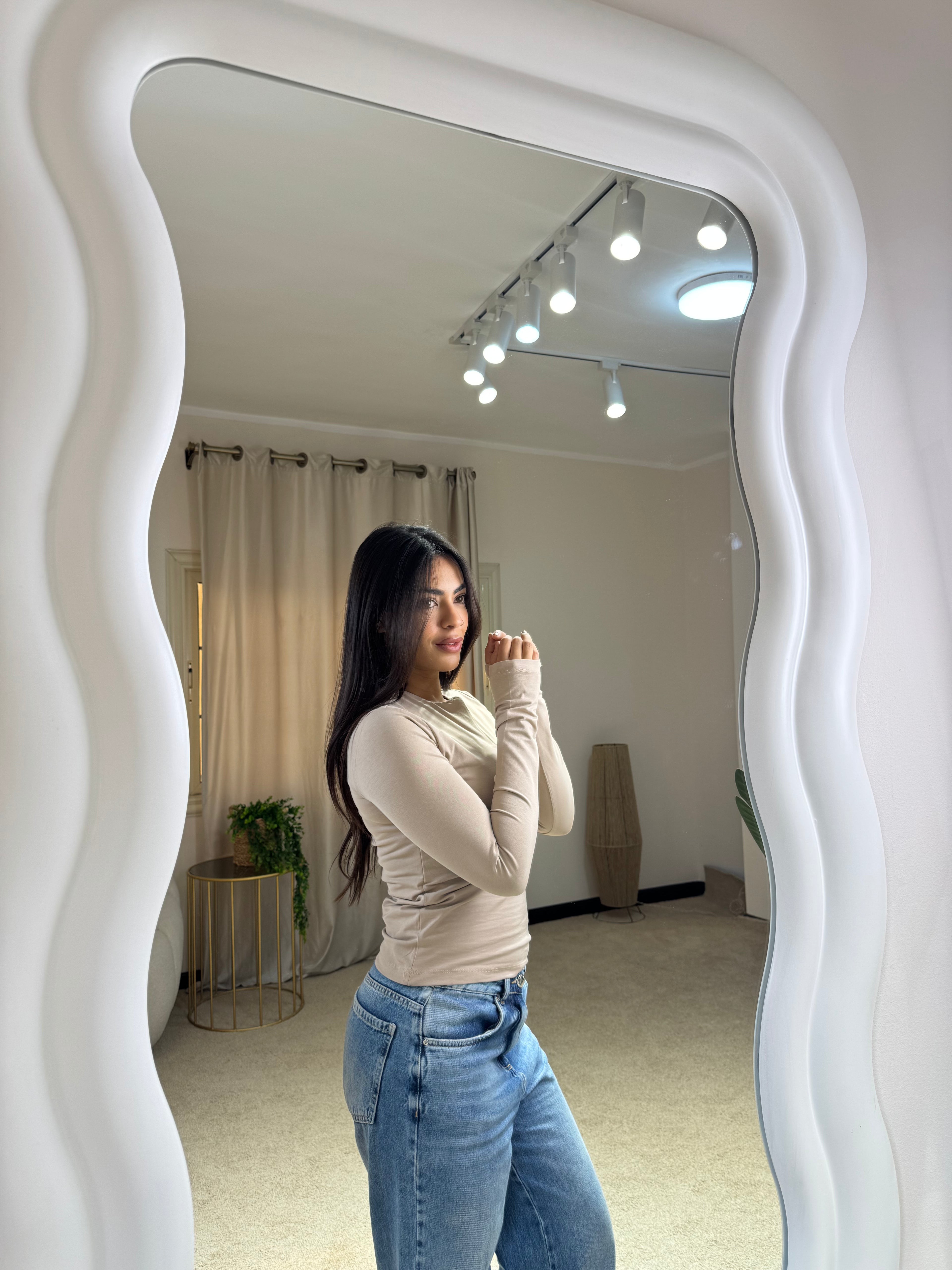 Long Sleeve Top Cafe