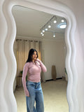 Long Sleeve Top Nude