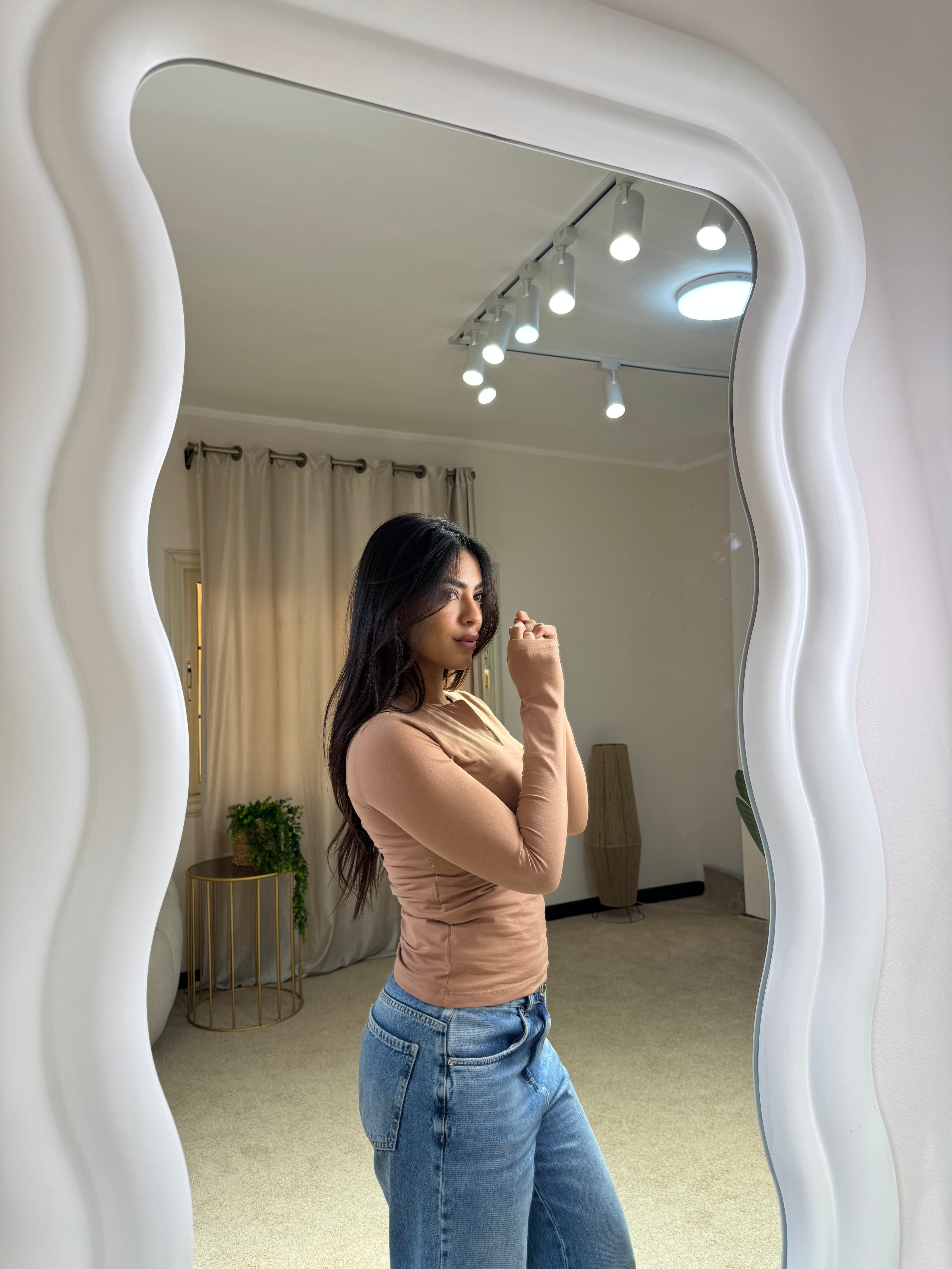 Long Sleeve Top Cocoa