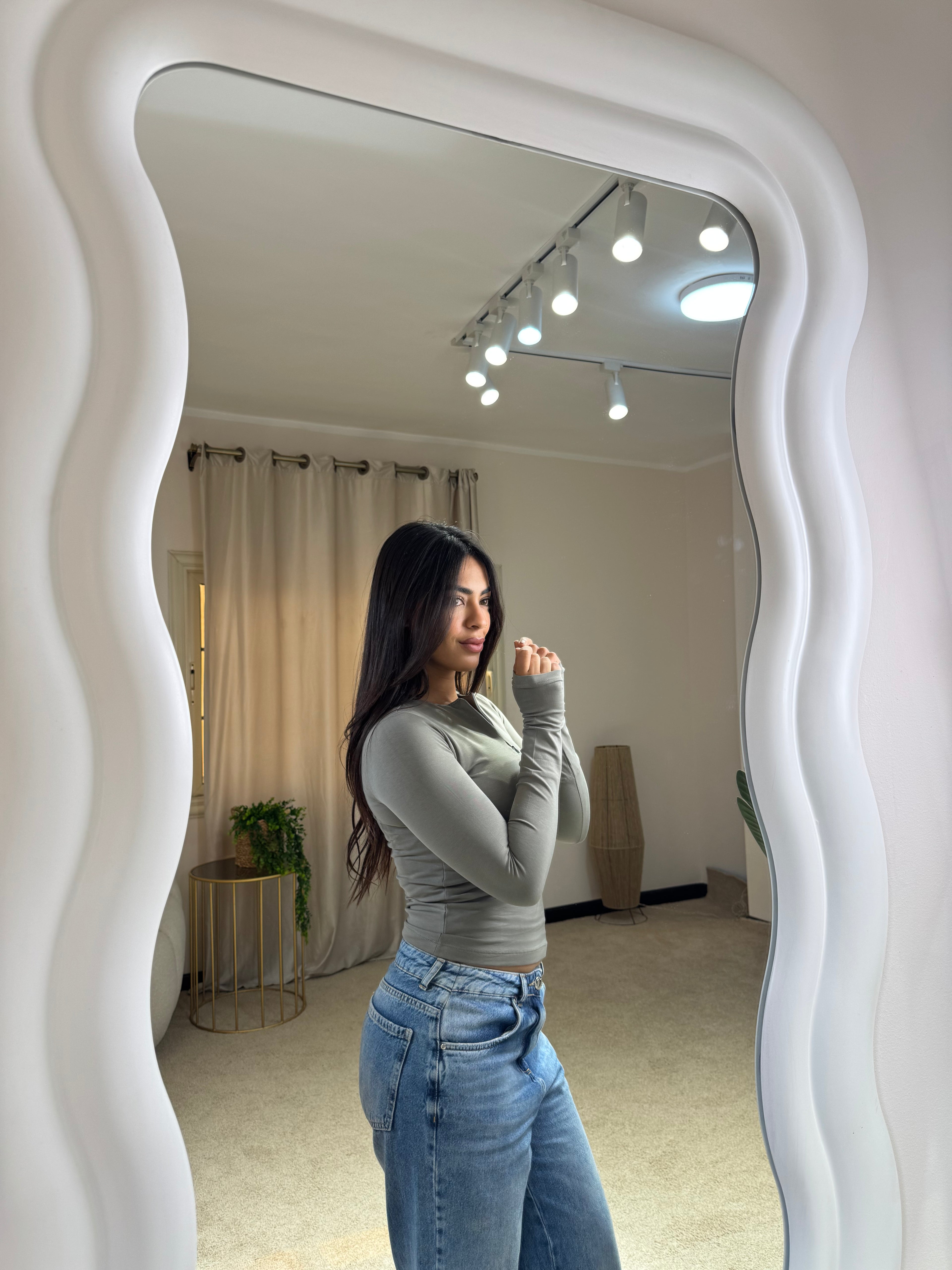Long Sleeve Top Matcha