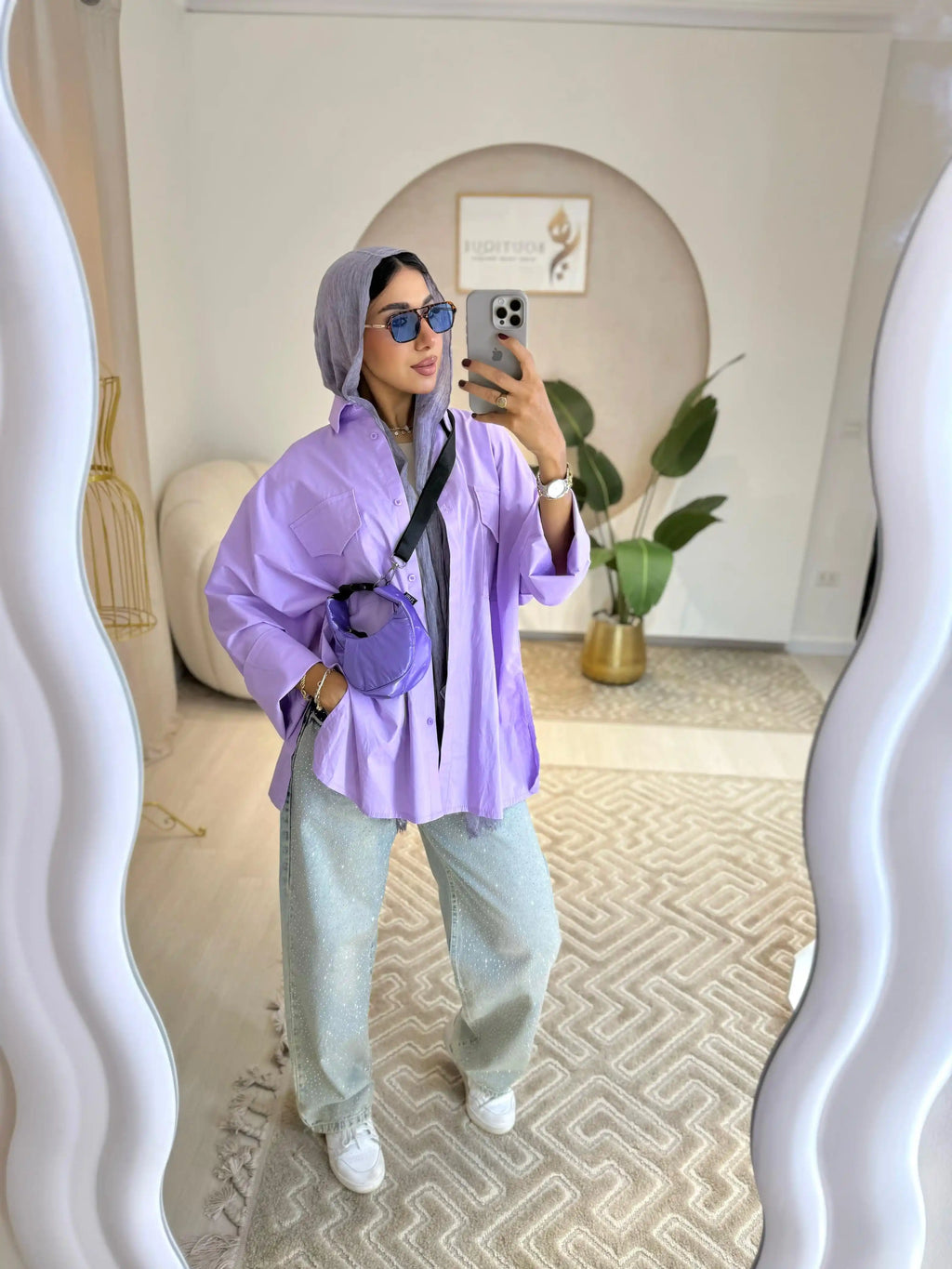Chemise Poplin Lavender