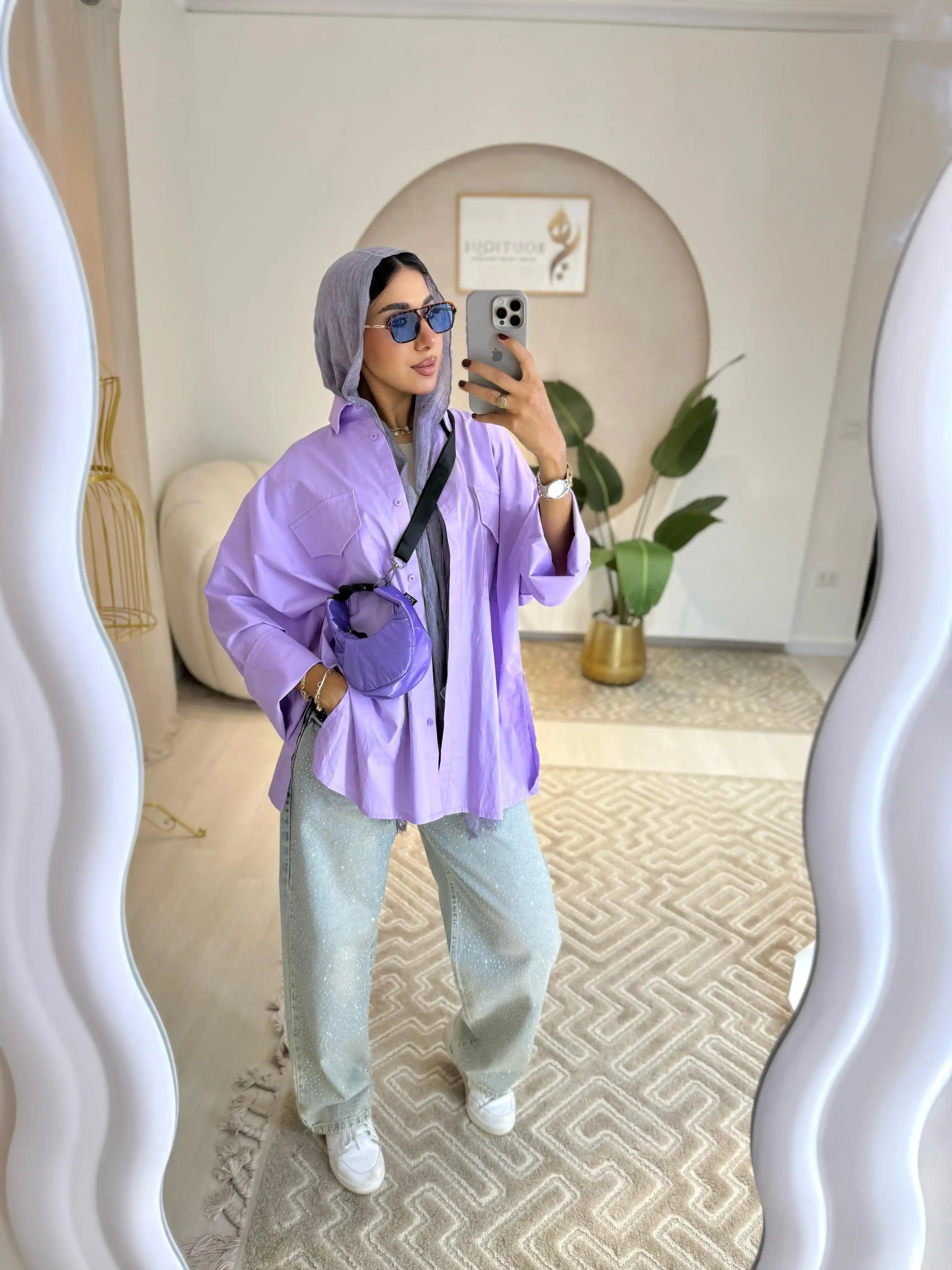 Chemise Poplin Lavender