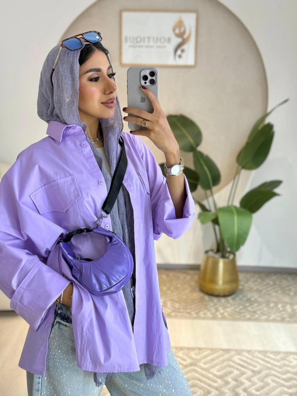 Chemise Poplin Lavender