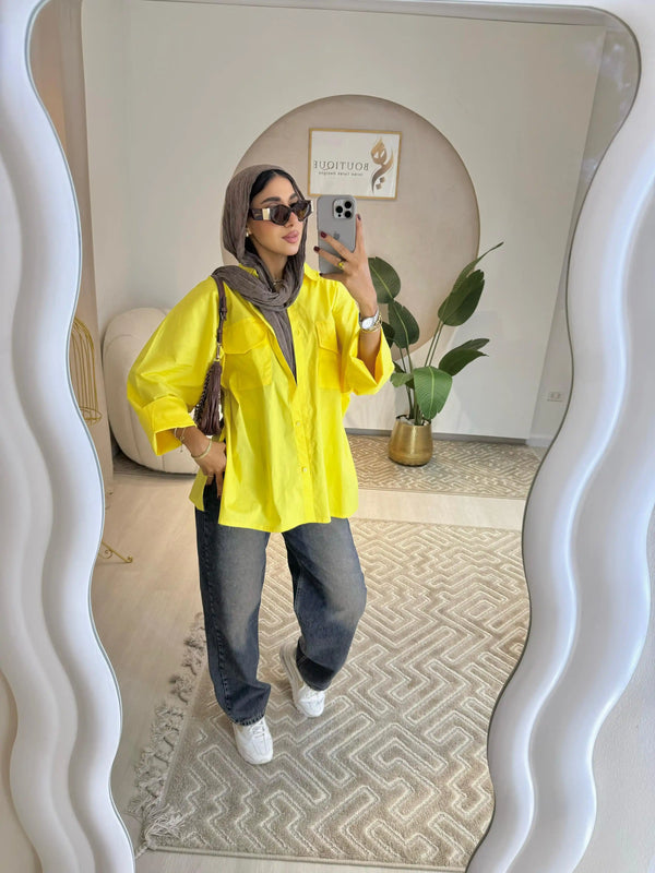 Chemise Poplin Yellow