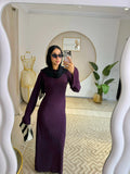 Crochet Dress Purple