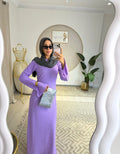 Crochet Dress Lavender