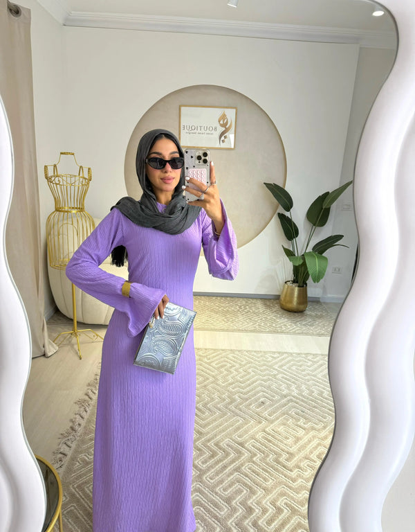 Crochet Dress Lavender