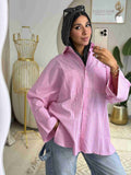 Striped shirt pink