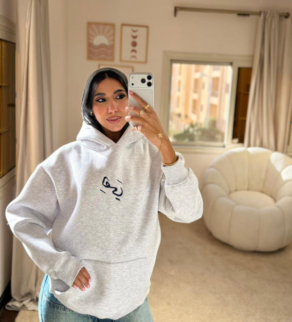 Heya Hoodie Light Gray
