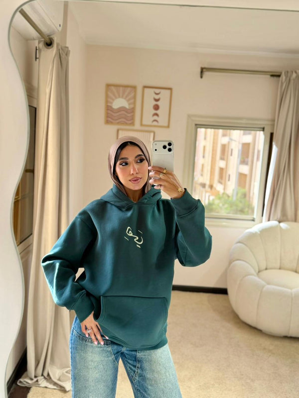 Heya Hoodie Dark Green
