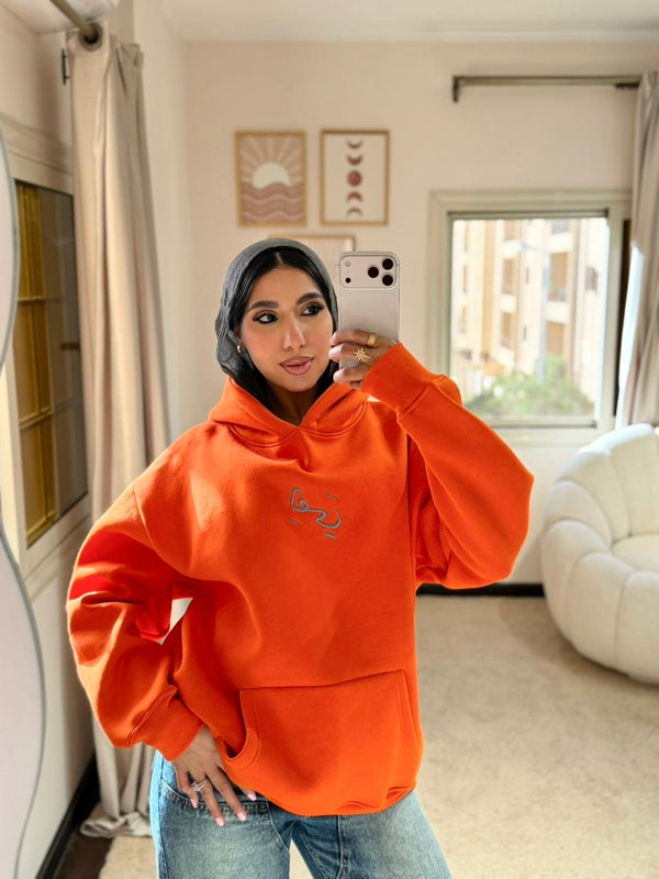 Heya Hoodie Orange