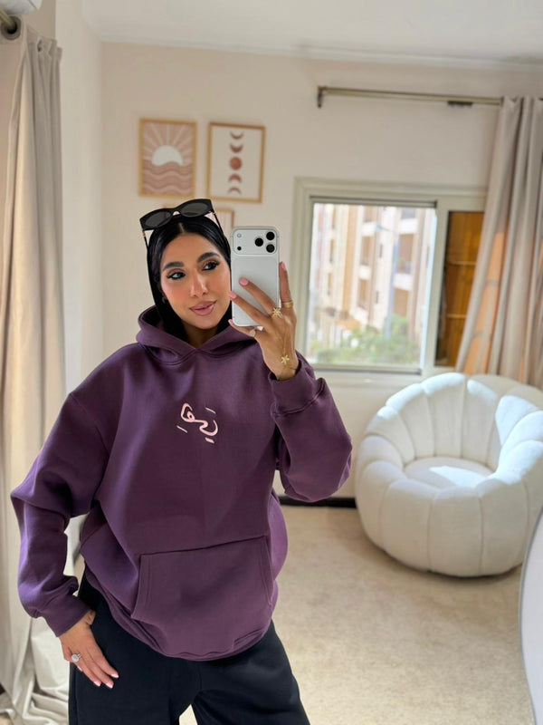 Heya Hoodie Burgundy