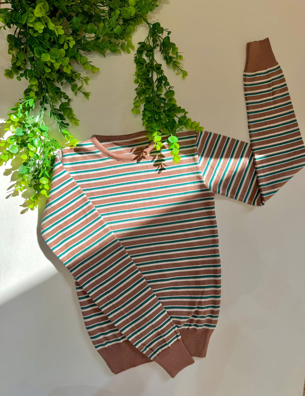 Striped Basic Light Brown