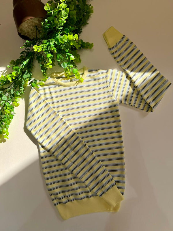 Striped Basic Butter Yellow