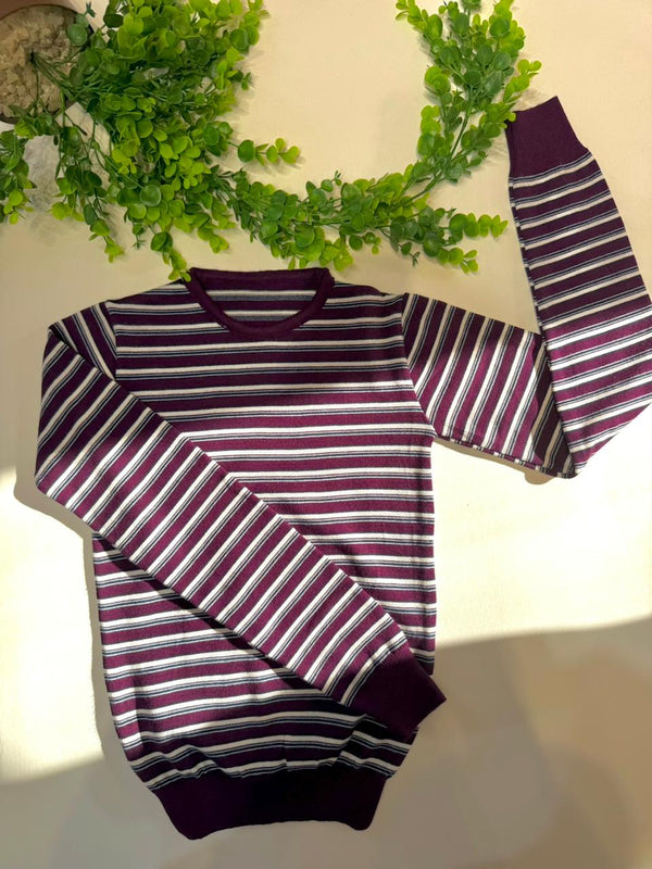 Striped Basic Purple