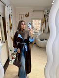 Crepe Abaya Brown