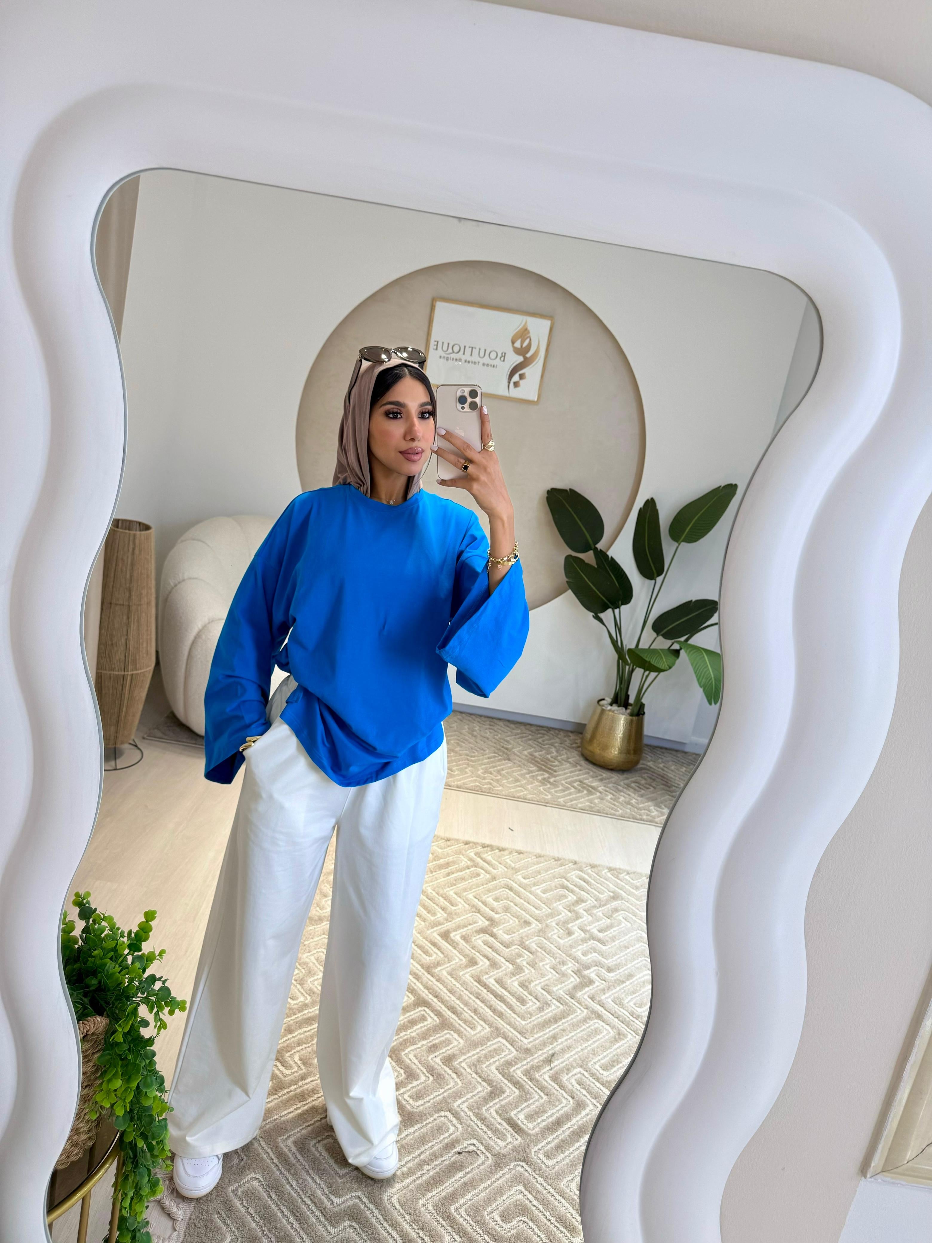 Summer Wide Leg Pants Off-white