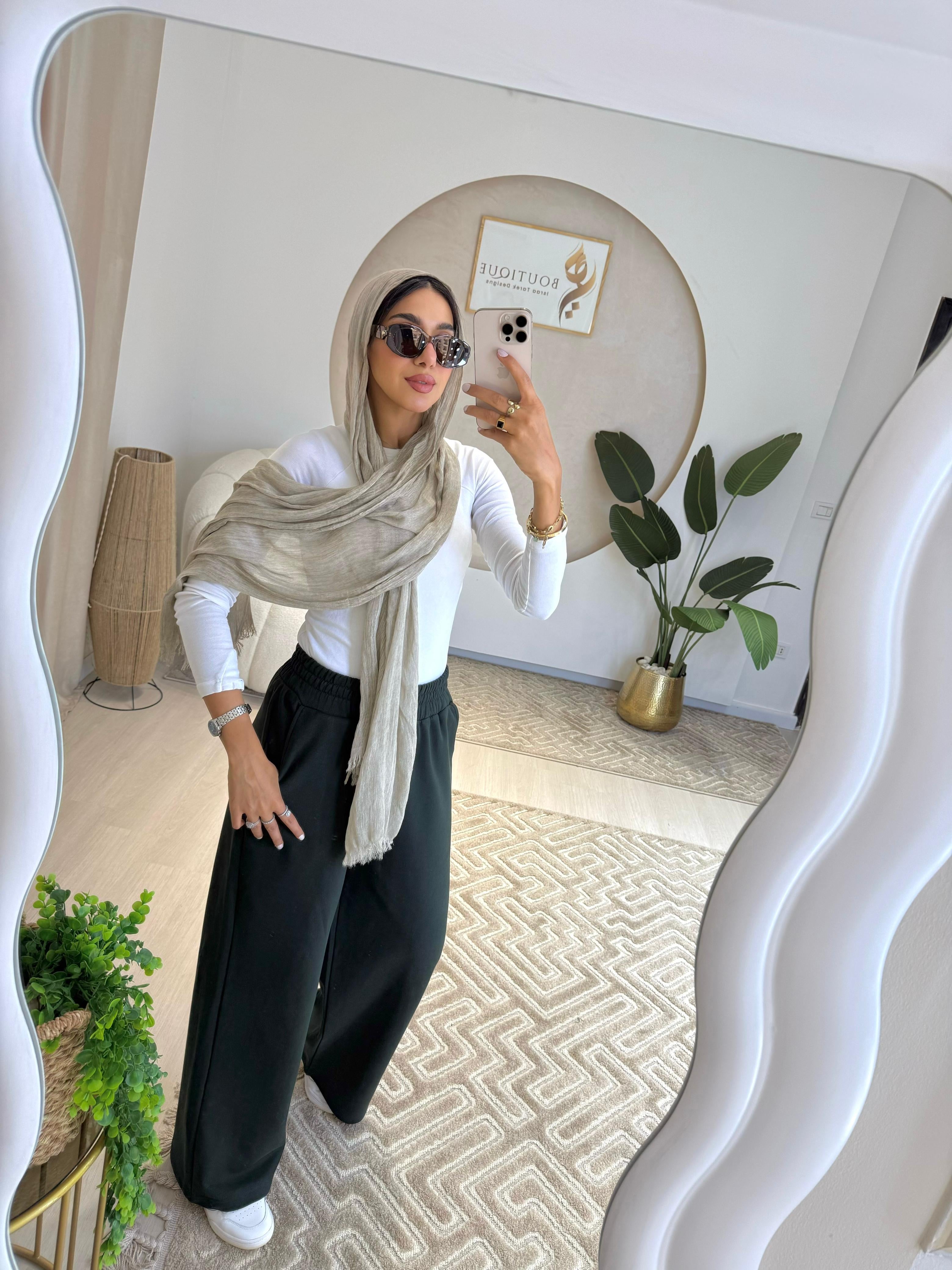 Summer Wide Leg Pants Olive