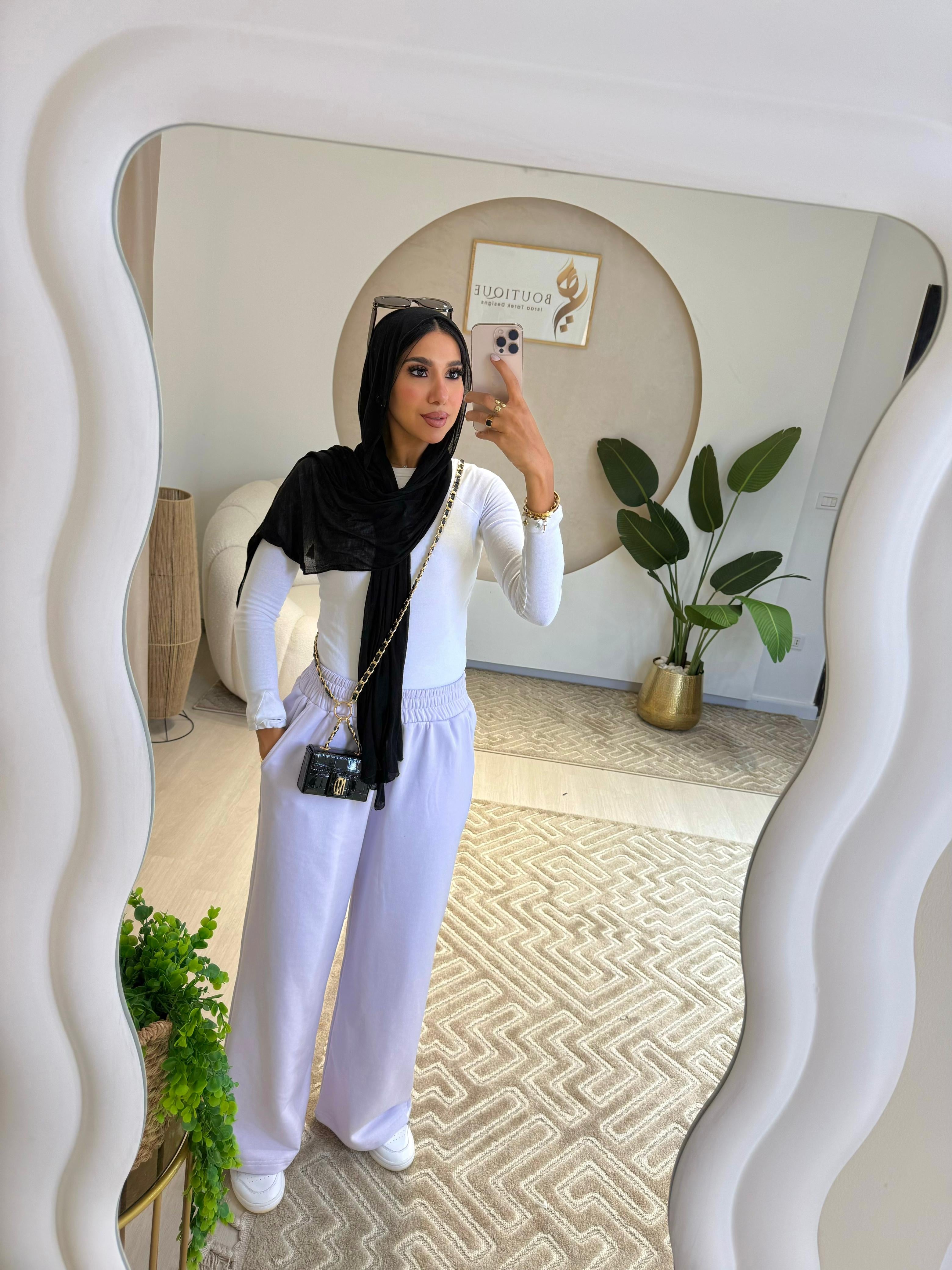 Summer Wide Leg Pants Lavender