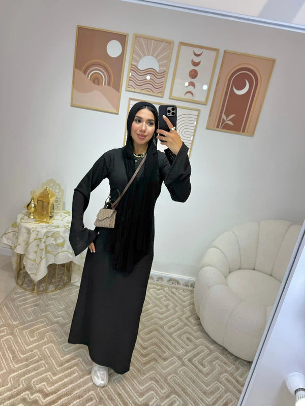Crochet Dress Black