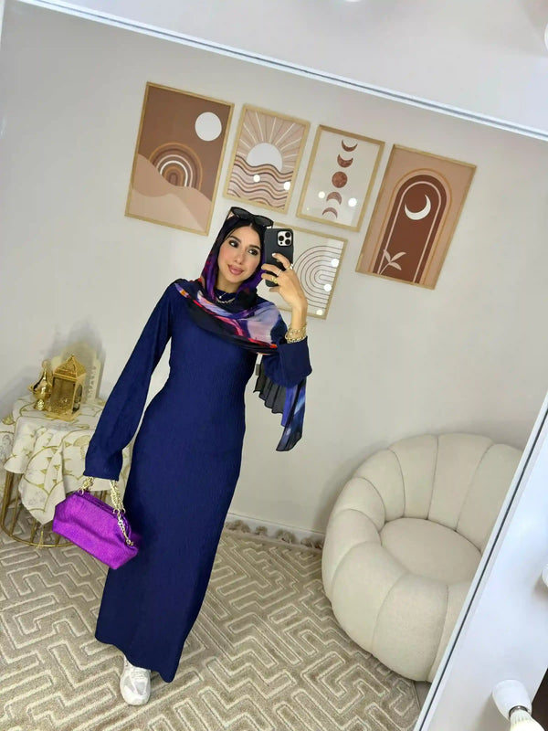 Crochet Dress Navy