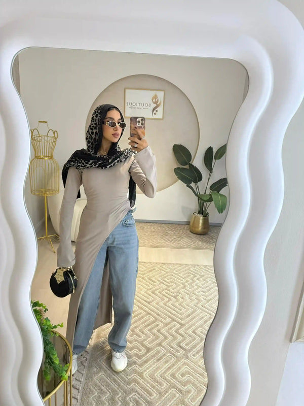 Café Belt Blouse