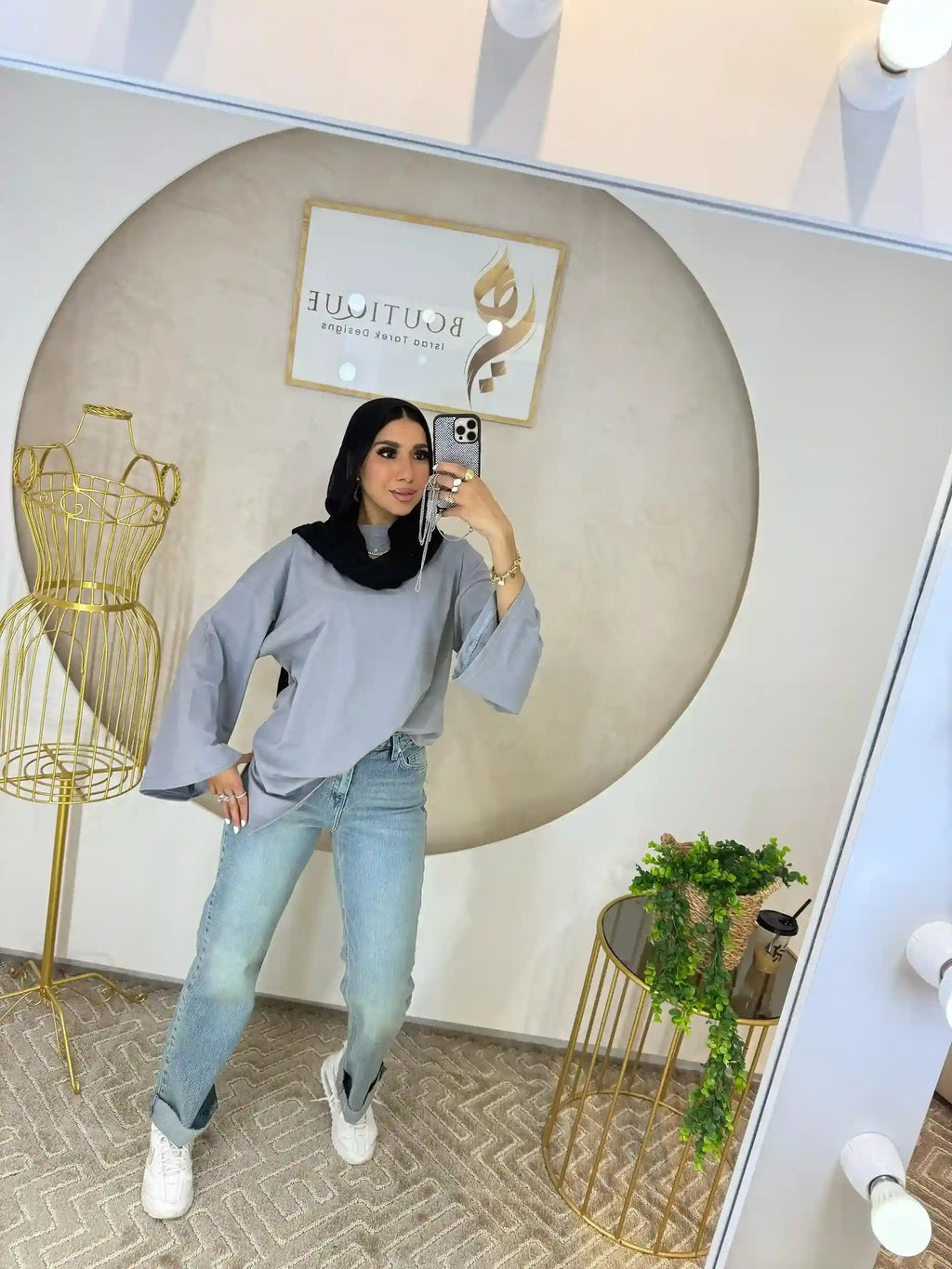 T-shirt Silver