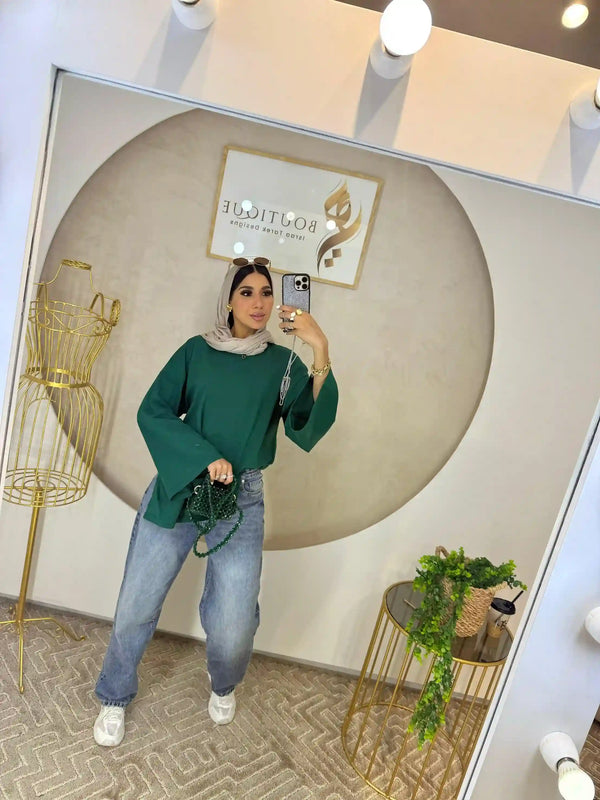 T-shirt Dark green