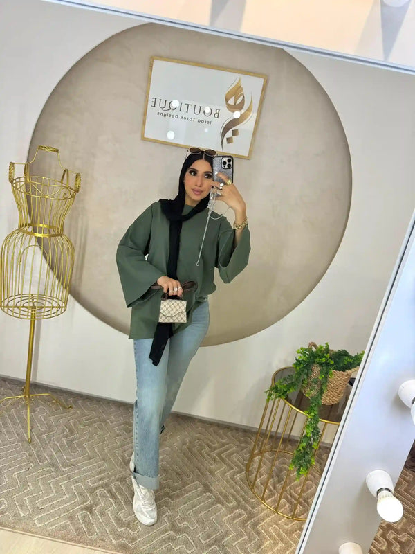 T-shirt Olive
