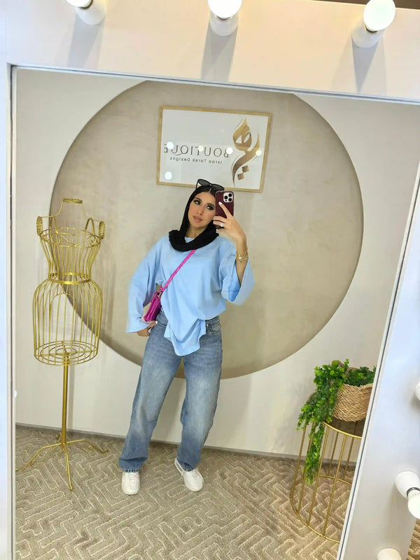 T-shirt Baby blue